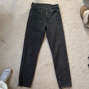 Levi's Women's High Rise Black Jeans